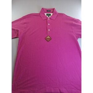 Outer Banks 100% Cotten mens large polo PINK